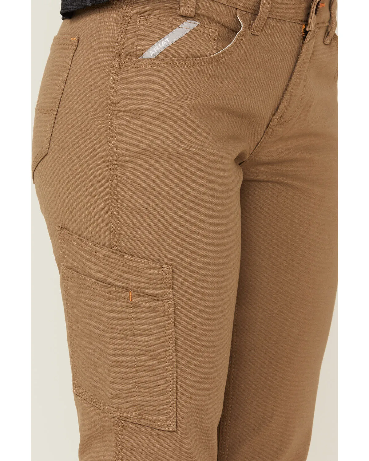 Product Name:  Ariat Women's Rebar Field Khaki DuraStretch Made Tough Straight Leg Work Pants