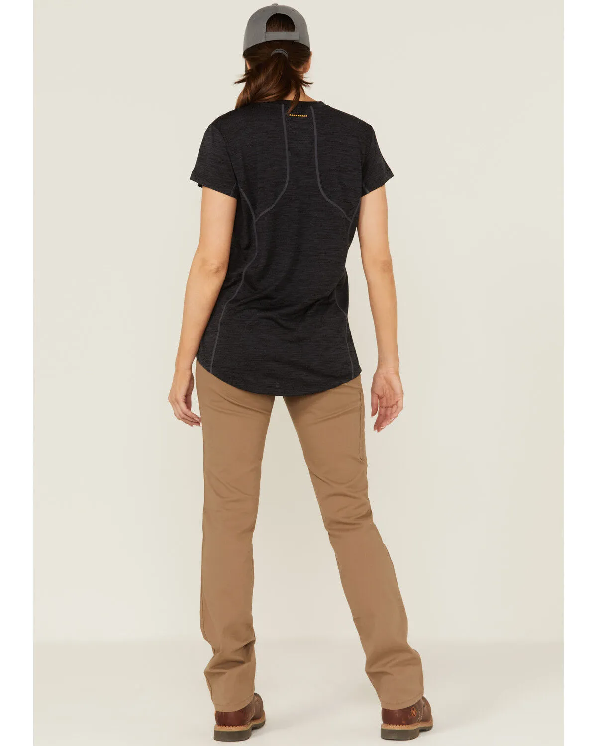 Product Name:  Ariat Women's Rebar Field Khaki DuraStretch Made Tough Straight Leg Work Pants