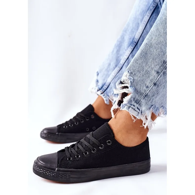 PS1 Women's Classic Black Omerta Sneakers