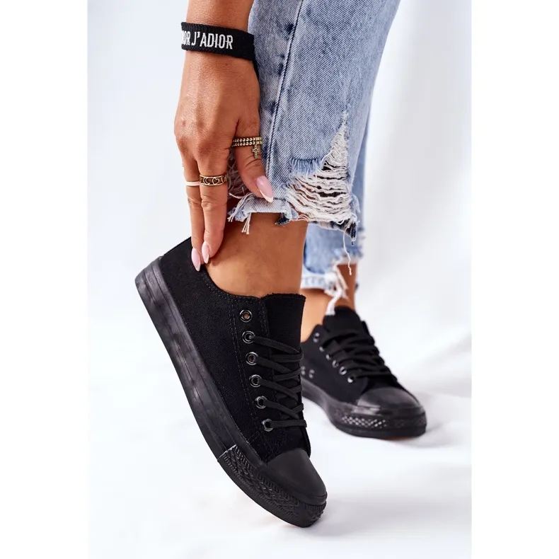 PS1 Women's Classic Black Omerta Sneakers