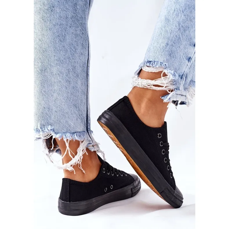 PS1 Women's Classic Black Omerta Sneakers