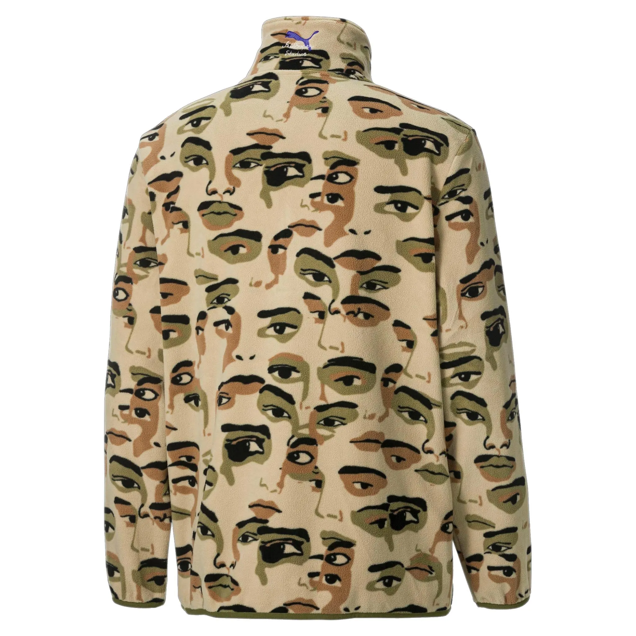 Puma x KIDSUPER STUDIOS AOP Fleece Half Zip Beige