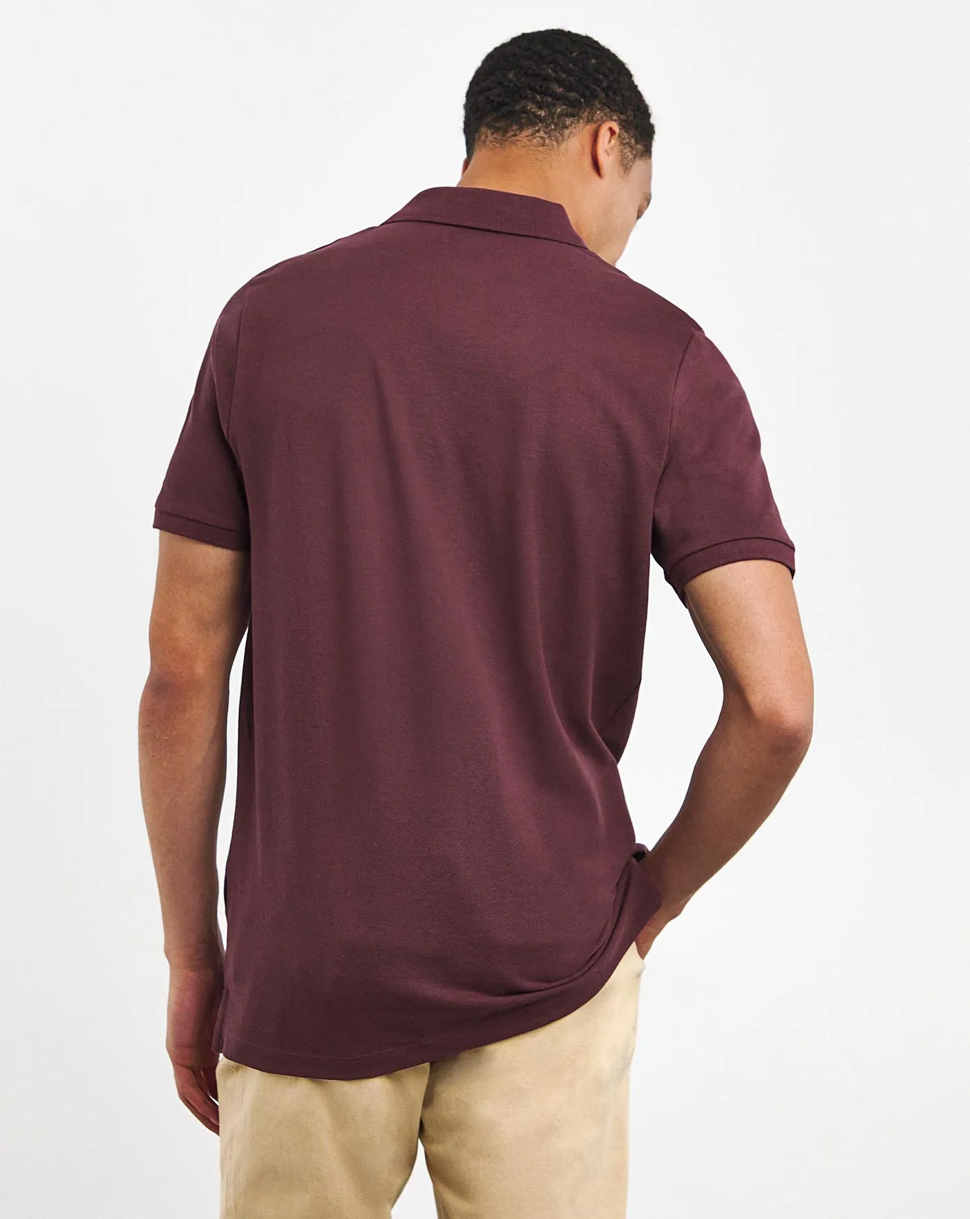 Pure Cotton Pique Polo Long