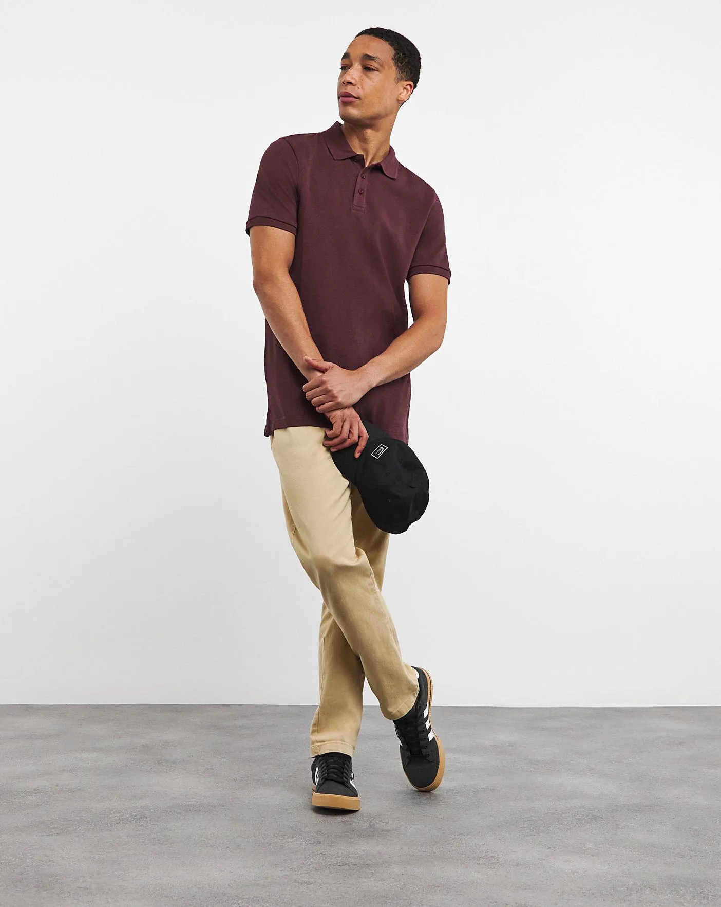 Pure Cotton Pique Polo Long