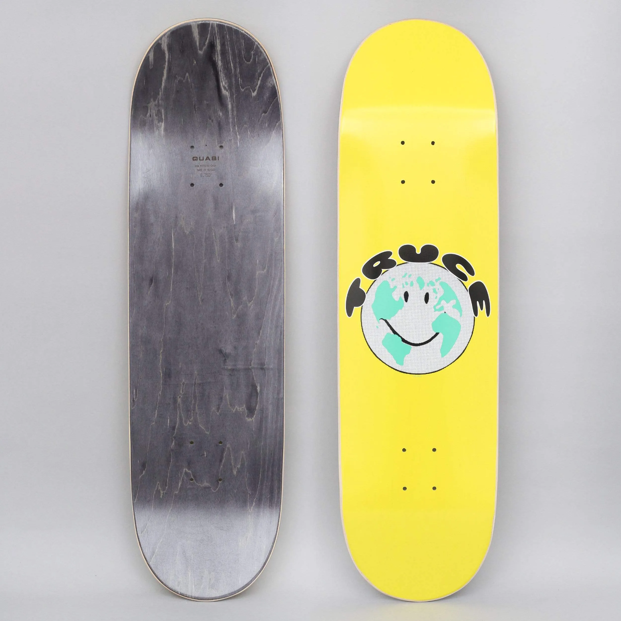 Quasi 8.75 Truce Two Skateboard Deck Yellow