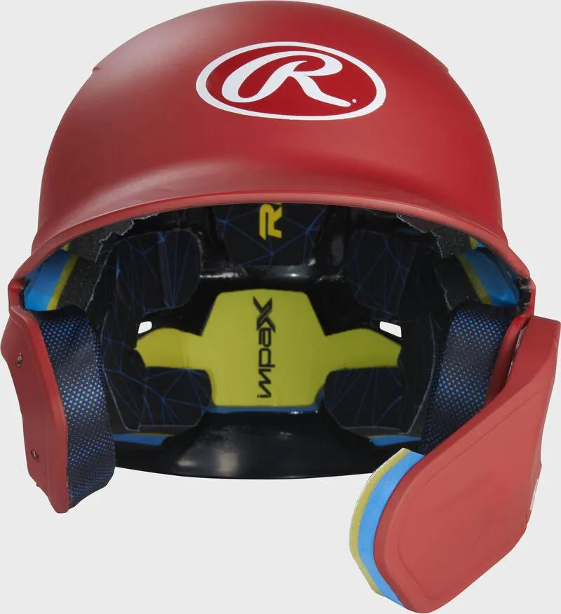 Rawlings MACH Helmet with Adjustable Extension - Left-Handed