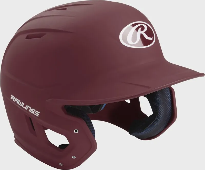 RAWLINGS MAROON MACH BATTING HELMET, SENIOR & JUNIOR SIZES