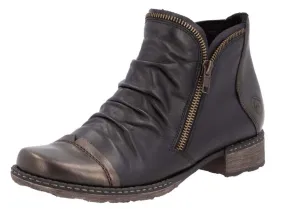 Remonte Black Side Zip Boot