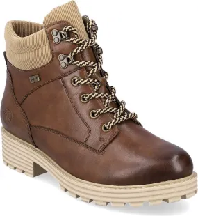 Remonte Chestnut Lace Up Boot