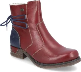 Rieker Red Warm Lined Boot