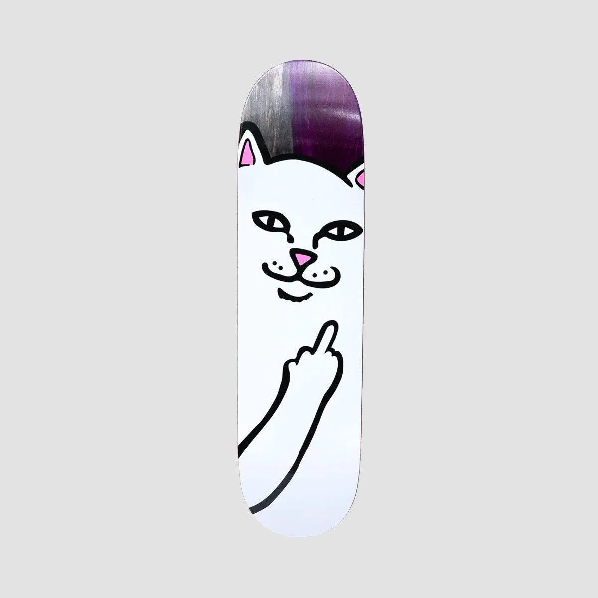 Ripndip Lord Nermal Skateboard Deck Purple/Black - 8"