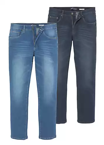 ’Willis’ Pack of 2 Stretch Jeans by Arizona | Look Again