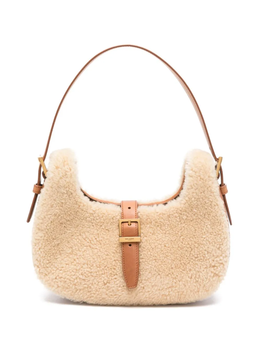 Saint Laurent Fermoir shoulder bag - Neutrals