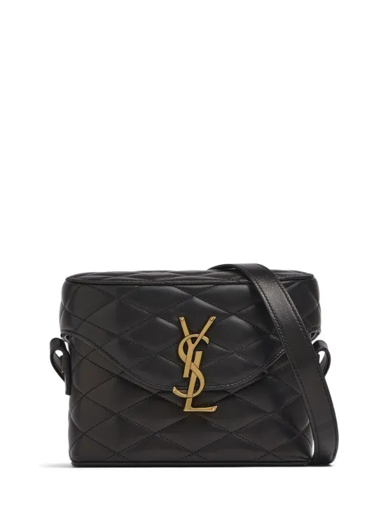 Saint Laurent   June Box leather shoulder bag 