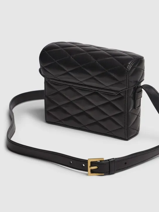 Saint Laurent   June Box leather shoulder bag 