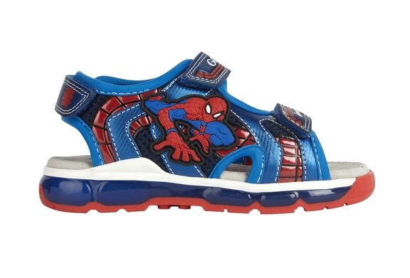 SANDALI  GEOX BAMBINO ANDROID SPIDER MAN  NAVY/ROYAL J350QA 014CE C4226 TG:27