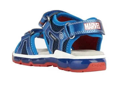 SANDALI  GEOX BAMBINO ANDROID SPIDER MAN  NAVY/ROYAL J350QA 014CE C4226 TG:27