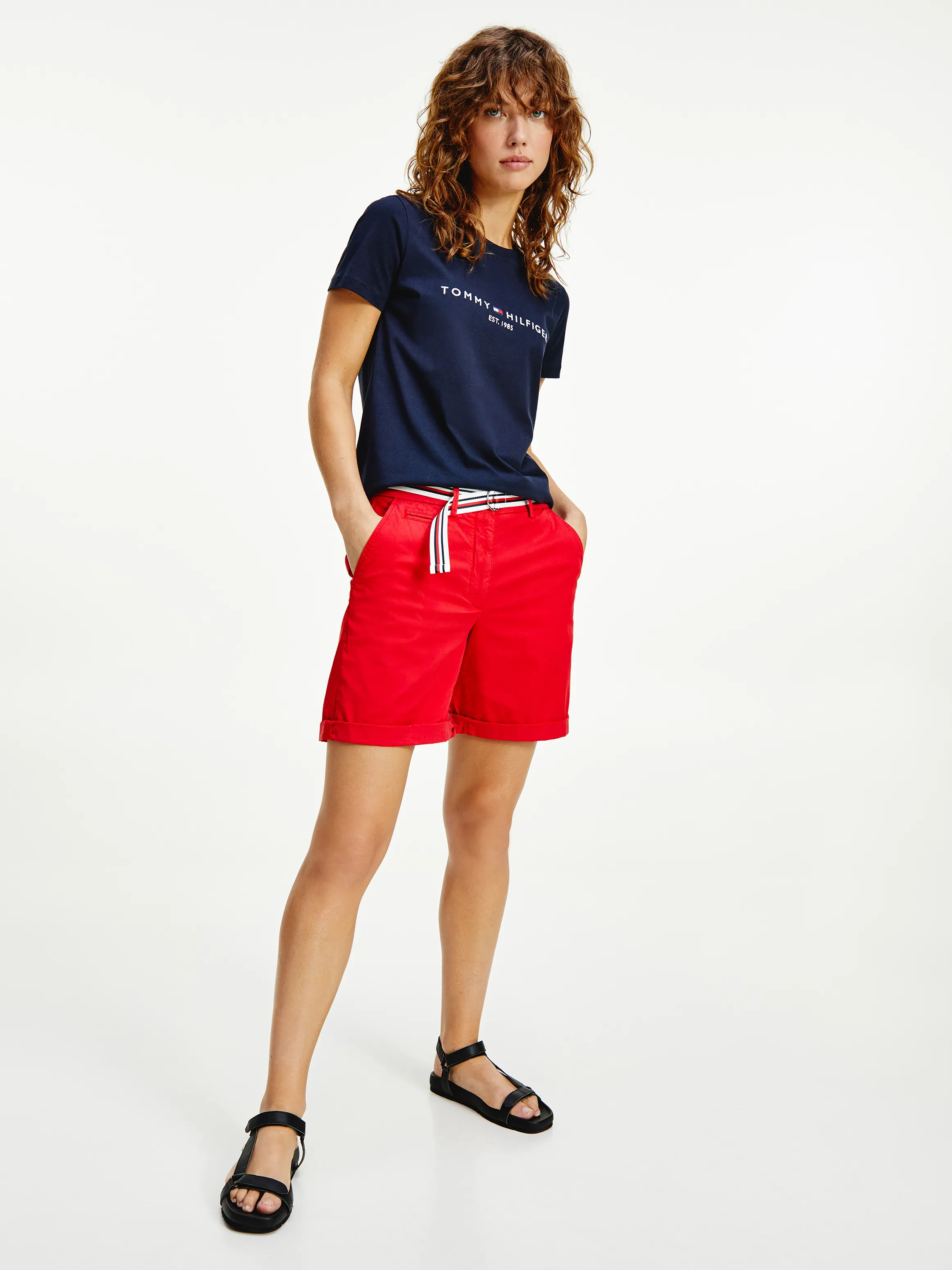 Signature Belt Chino Shorts | Shorts | Tommy Hilfiger