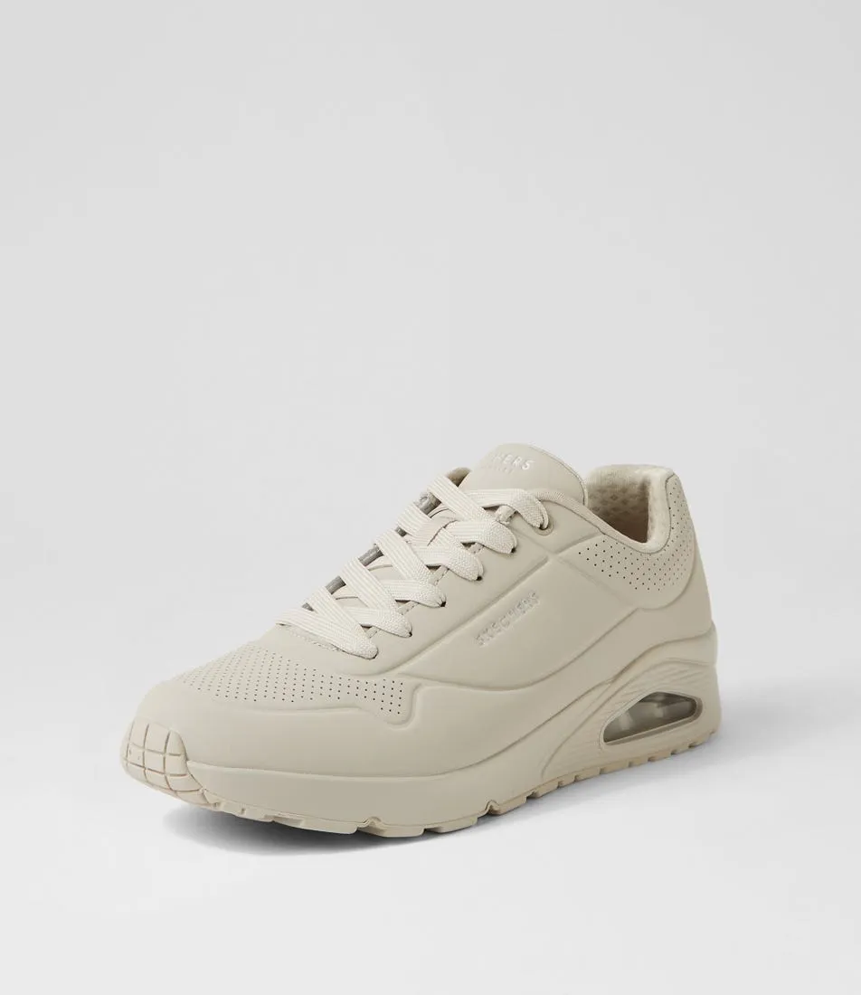 SKECHERS Uno Stand On Air Off White Sneakers