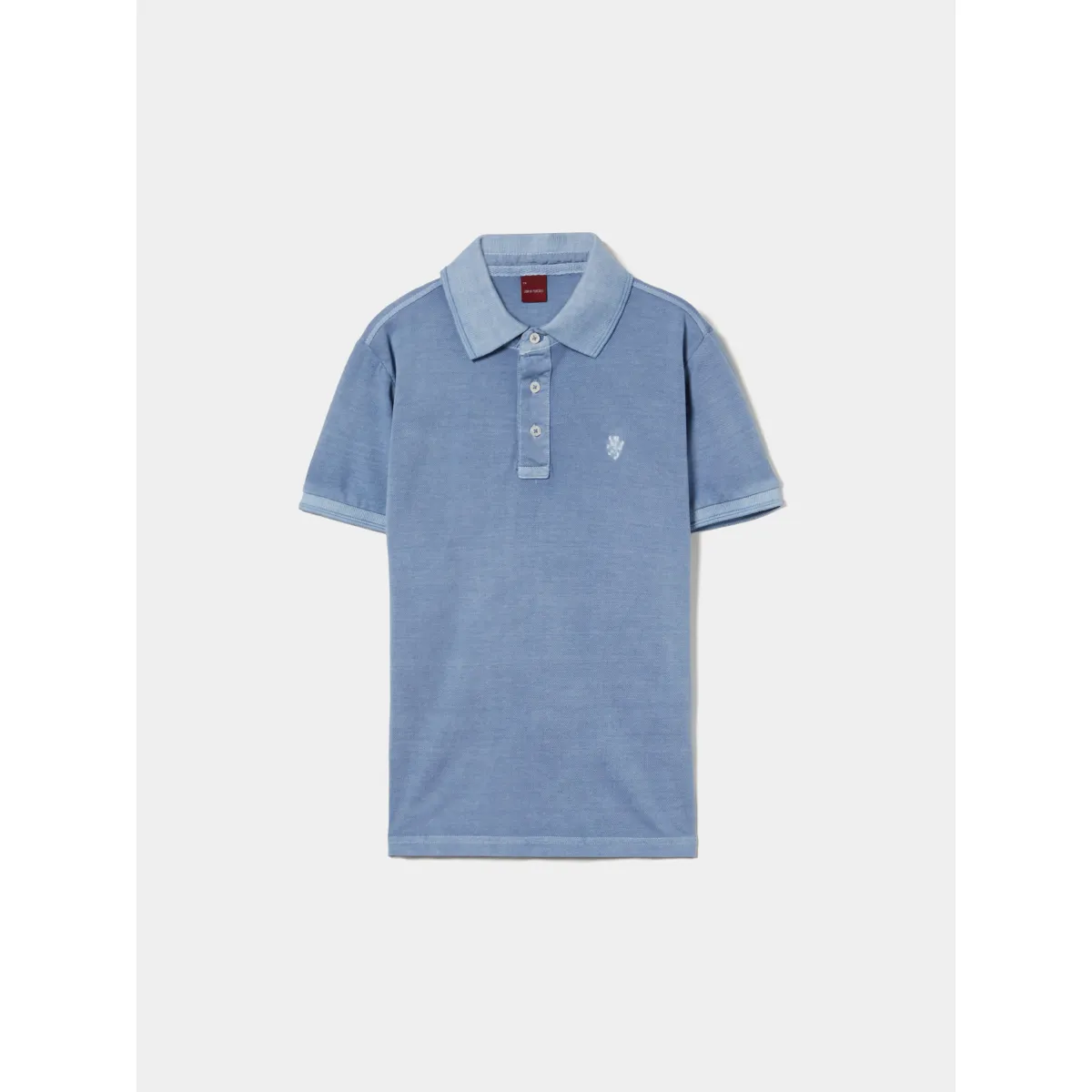 Slim fit cotton polo