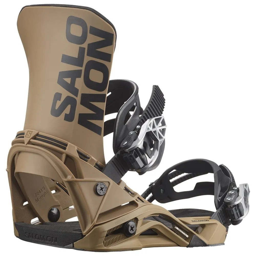 Snowboard binding Salomon ---District Brown