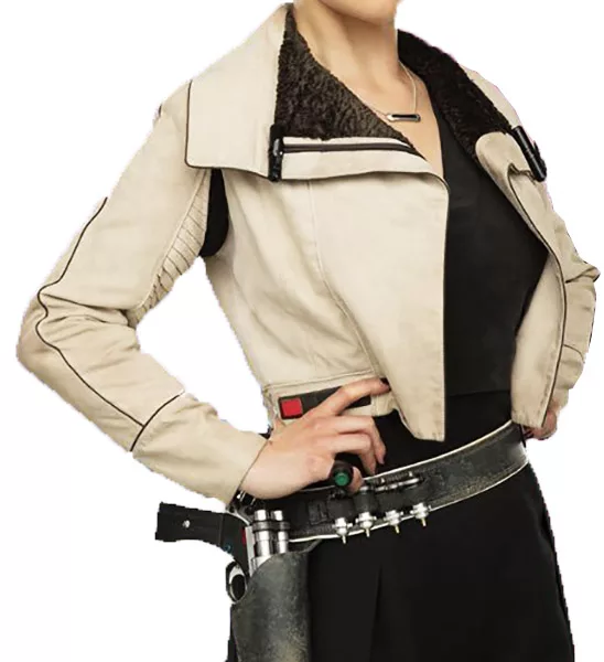 Solo: A Star Wars Story Qira (Emily Clark) Leather Jacket - TLC