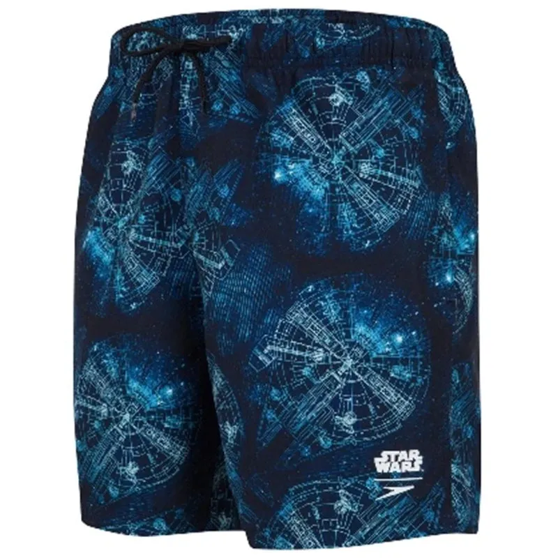 Speedo - Star Wars Death Star 16 Watershort - Black/Blue