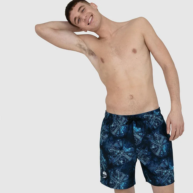 Speedo - Star Wars Death Star 16 Watershort - Black/Blue