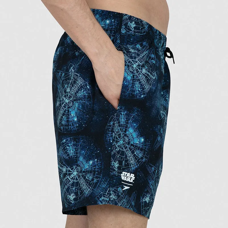 Speedo - Star Wars Death Star 16 Watershort - Black/Blue