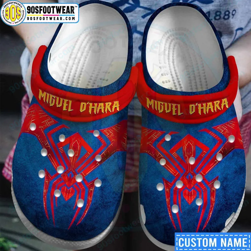 Spiderman Crocs with Spider-Man Comic Third Pattern Marvel Superhero Clog for Fan