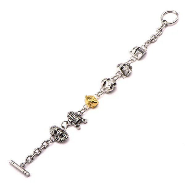 Star Wars Character Heads Toggle Clasp Bracelet