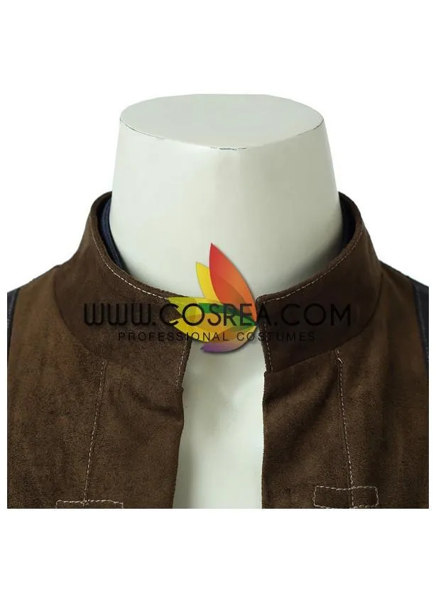 Star Wars Han Solo Star Wars Suede Leather Cosplay Costume