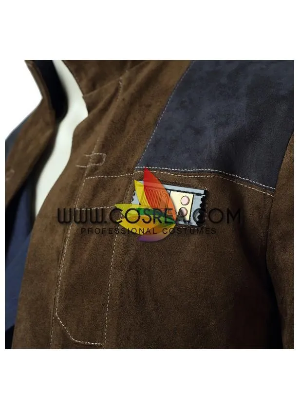 Star Wars Han Solo Star Wars Suede Leather Cosplay Costume