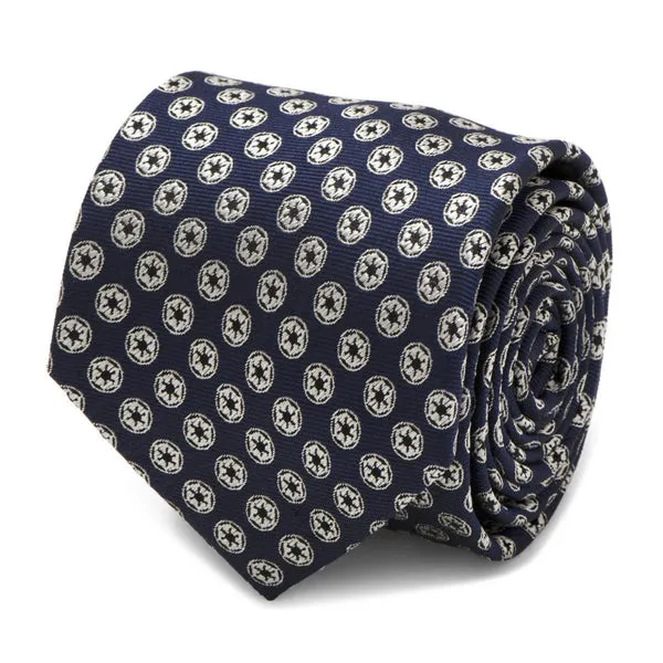 Star Wars Imperial Symbol Navy Silk Tie