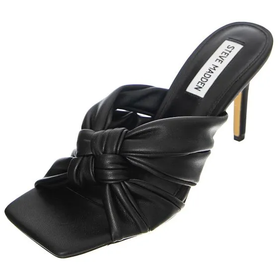 Steve Madden Womens Accolade Black Sandals