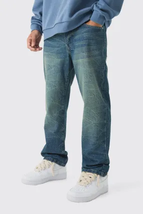 Straight Rigid Tinted Denim Jeans