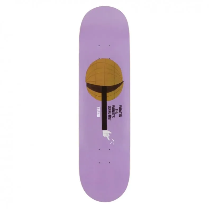 Studio Skateboards What In The World Skateboard Deck 8.0