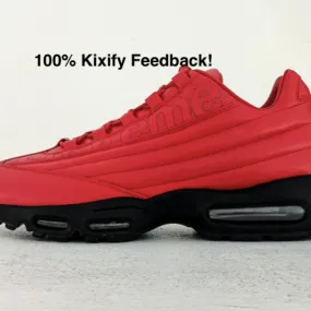 Supreme x nike air max 95 lux gym red