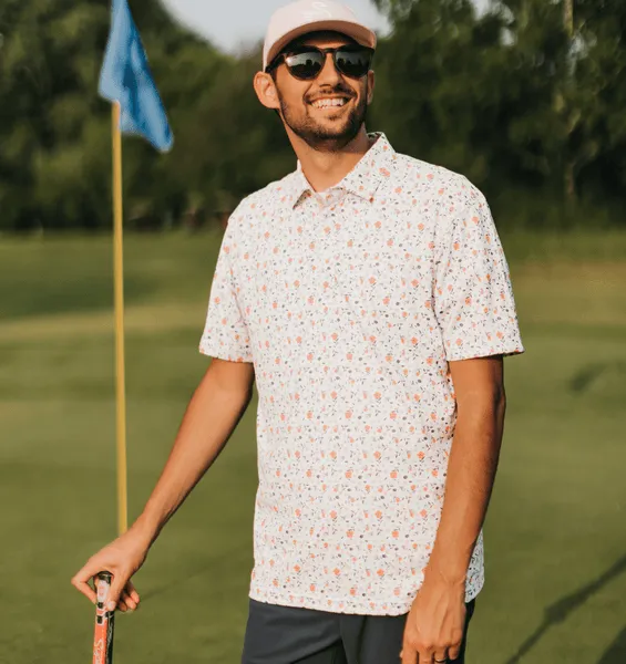 Swannies Golf - Men's Murray Printed Polo