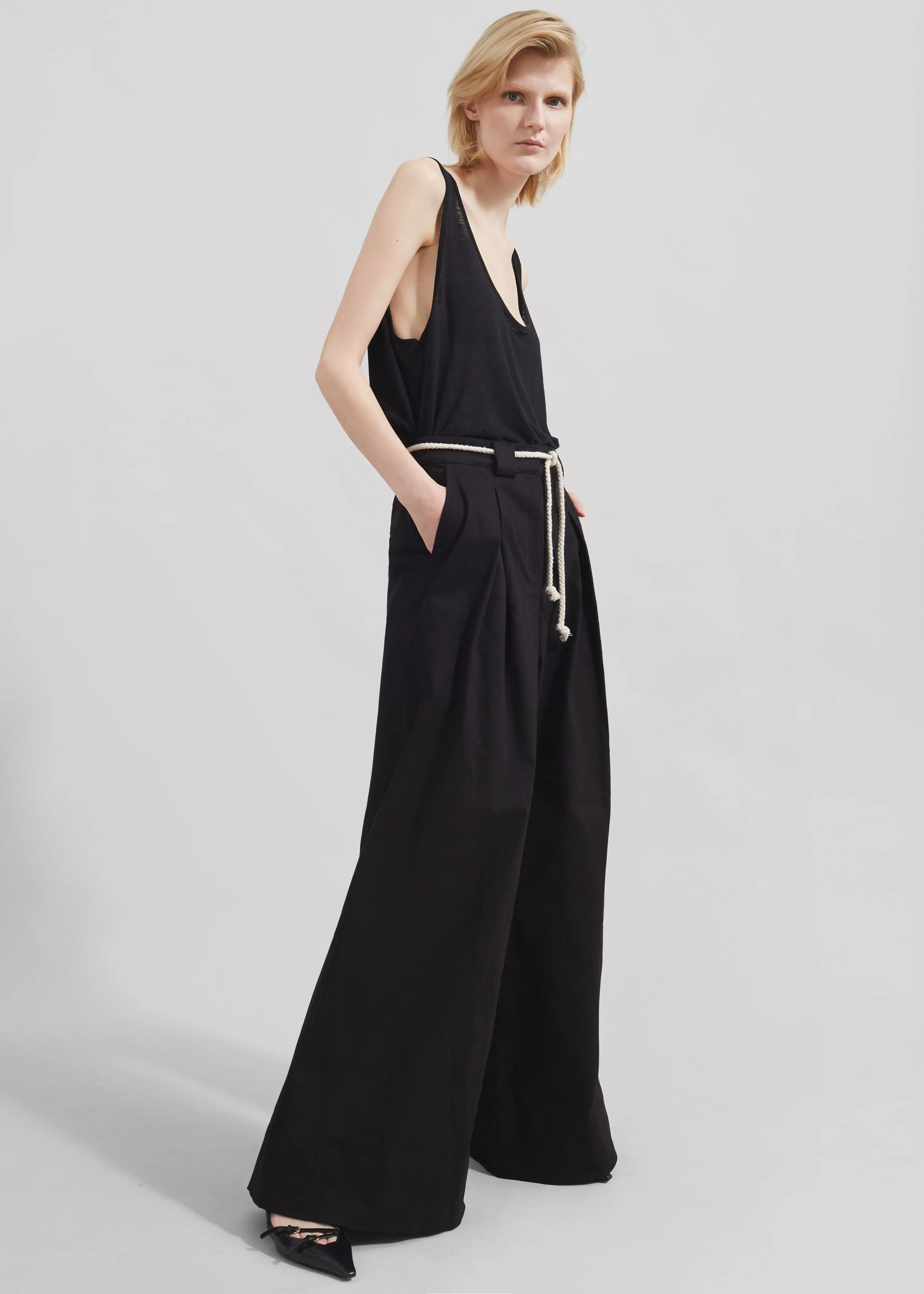 The Garment Cassano Wide Pants - Black