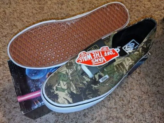 Vans Star Wars x Authentic Boba Fett Camo NEW RARE Vinta...