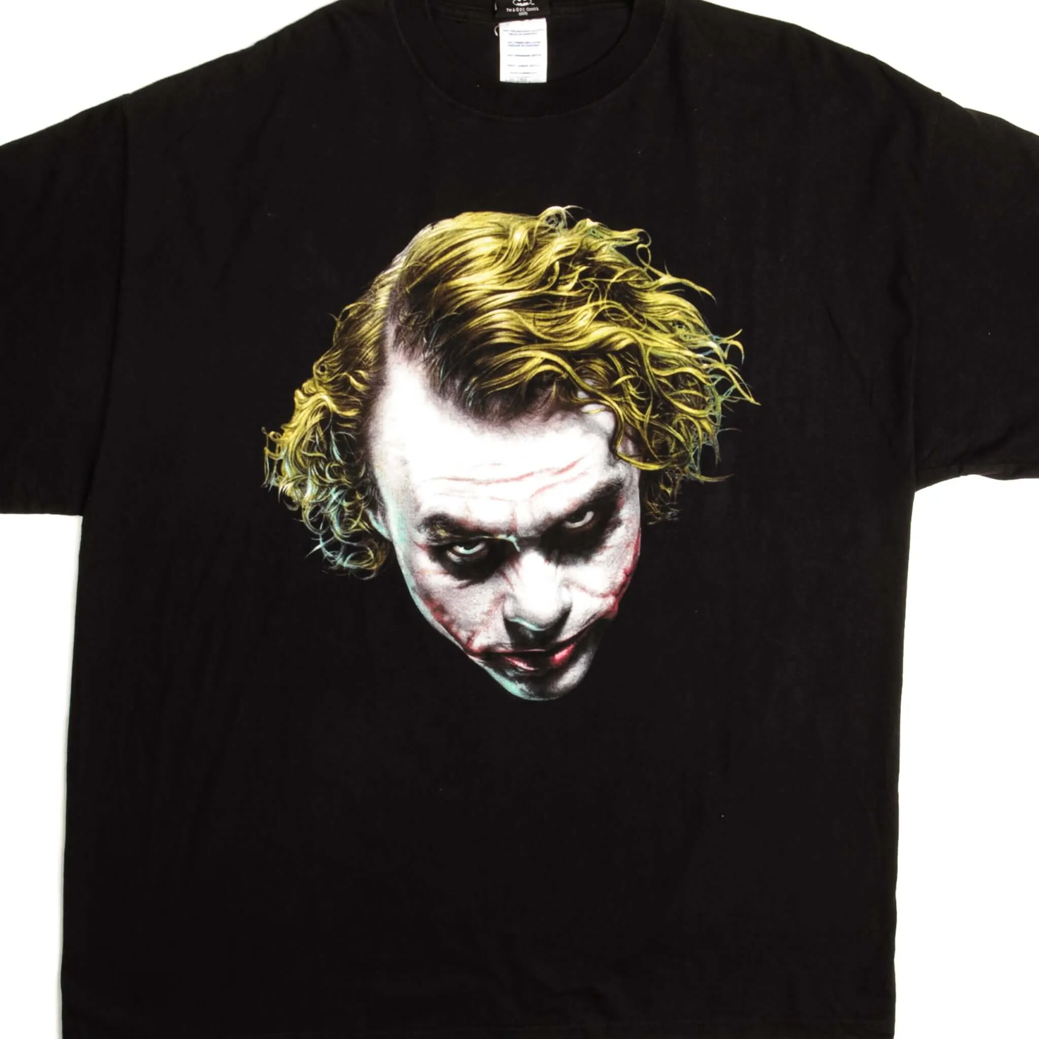 VINTAGE BATMAN MOVIE THE DARK KNIGHT THE JOKER TEE SHIRT SIZE XL