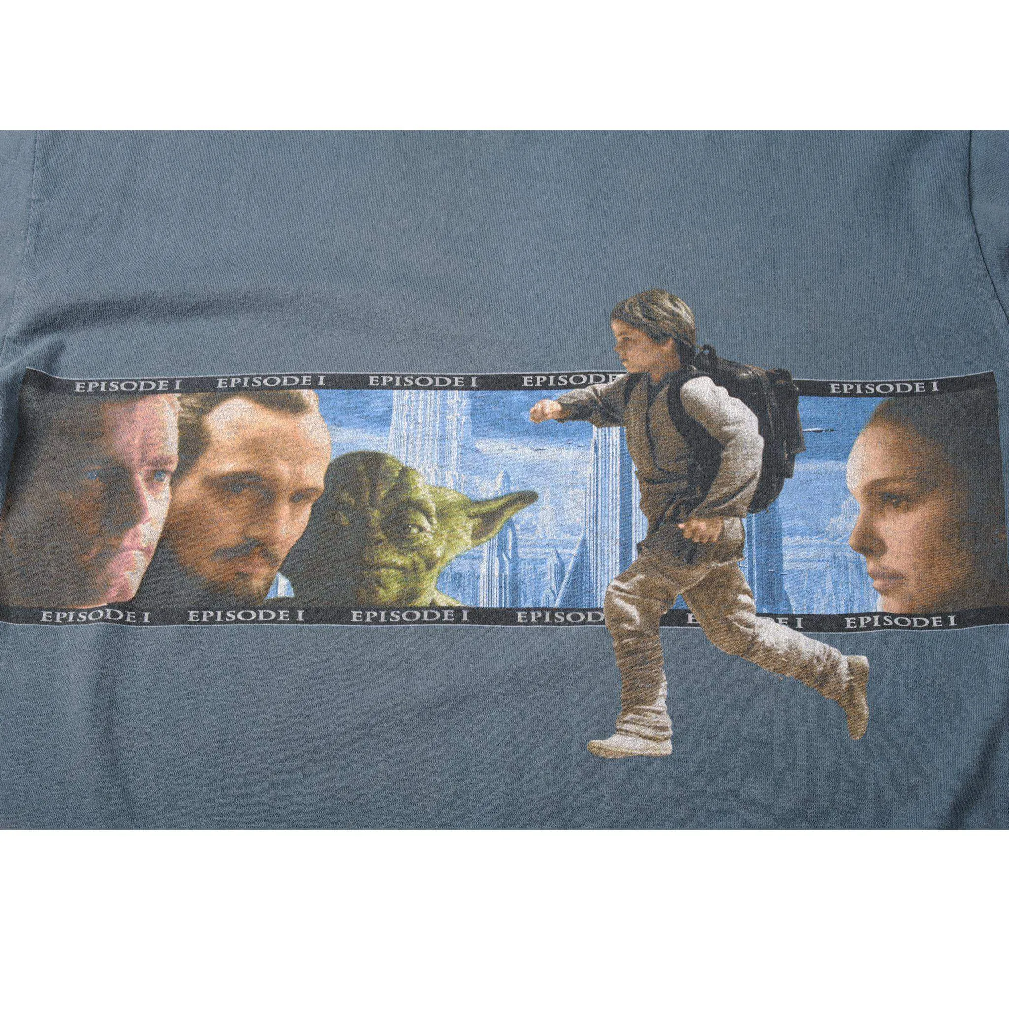 VINTAGE STAR WARS EPISODE 1 TEE SHIRT SIZE LARGE