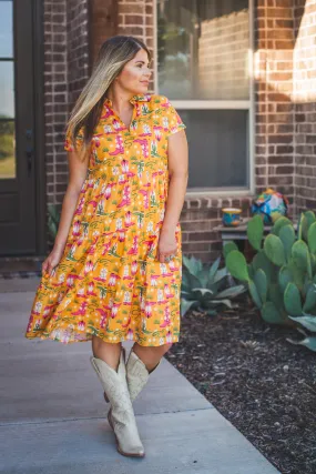 Western Sunny Boot Dress