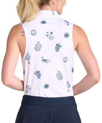 Women's Bad Birdie Deserted Sleeveless Golf Polo